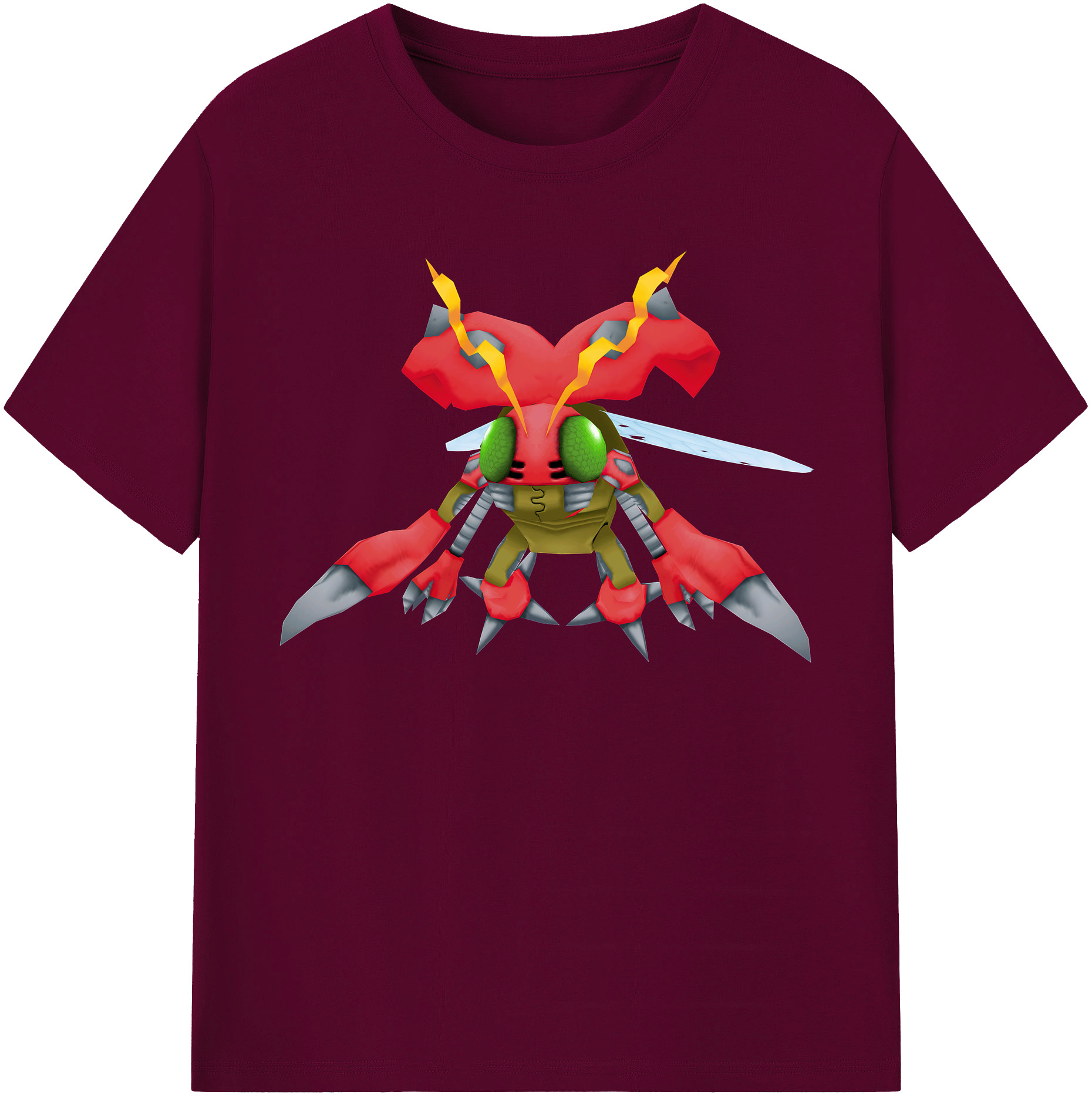 （画像用） Digimon デジタルモンスター/デジモン レディースカジュアルプリントTシャツ（綿100％）